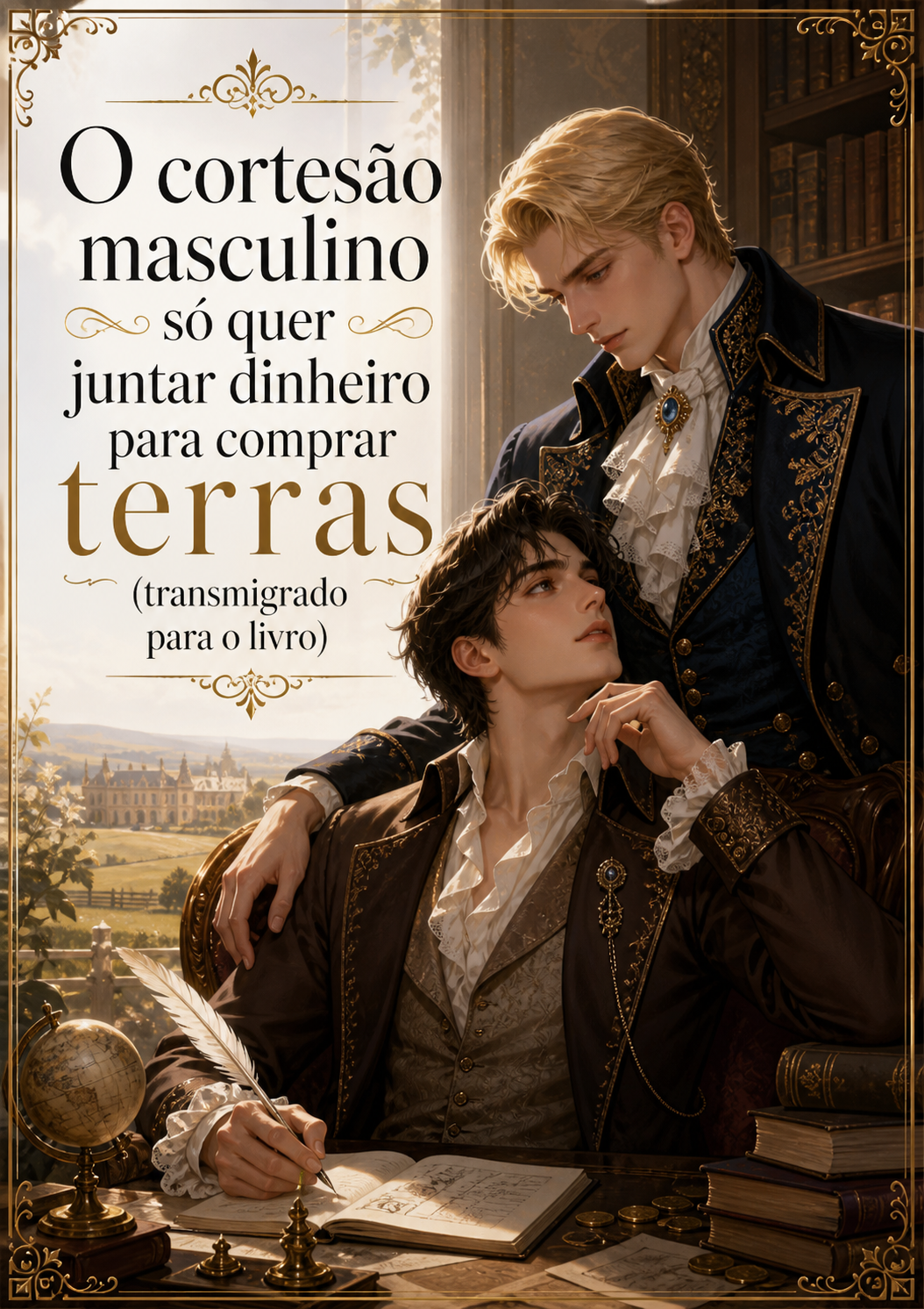 O cortesão masculino só quer juntar dinheiro para comprar terras (transmigrado para o livro)